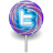 twitter lolly purple